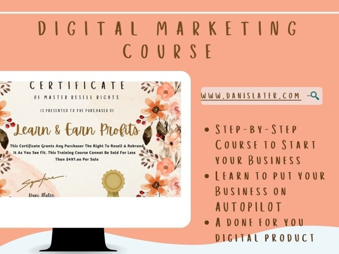 Master Resell Rights Digital Marketing Course Learn & Earn Profits ...