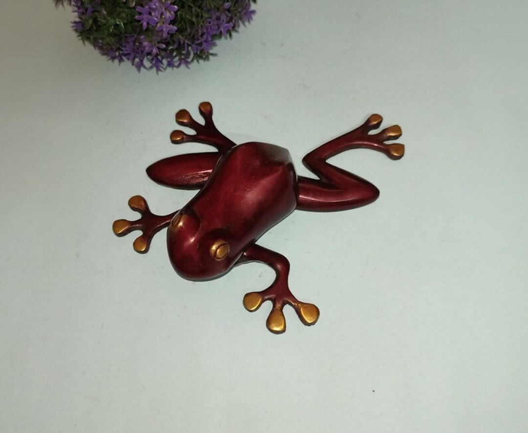 River Frog Design Door Beater Bell Brass Toad Bullfrog Washroom Door ...