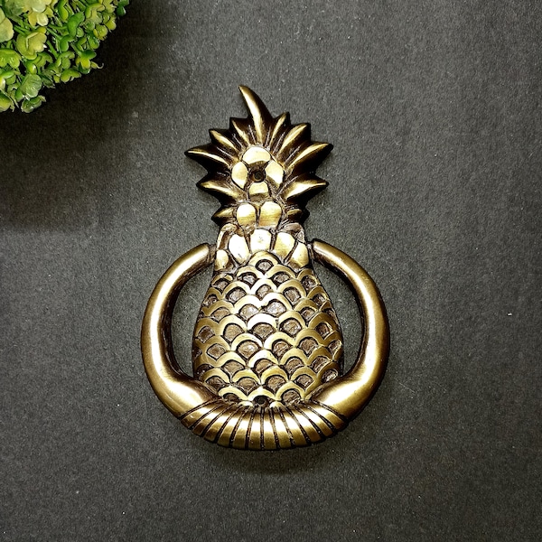 Pineapple Door Knocker | Brass Fruit Shape Door Bell | Baby Room Decoration