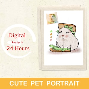 Cartoon Dog Portrait, Custom Character, Pet Cartoon, Cartoon Pet Portrait, Mother's Day, Cat Cartoon, Dog Cartoon, Pet Portrait, Cartoon Pet