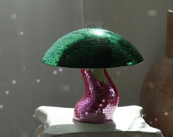 Groovy Disco Mushroom Decor Apartment Home Decor Two Sizes Lots of Colors Tabletop Piece