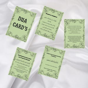 Islamic Dua Cards, Dua Cards Printable, Dua Book,23 Islamic Dua Flashcards, Digital Islamic Duas, Muslim Duas, Daily Duas, Islam Education
