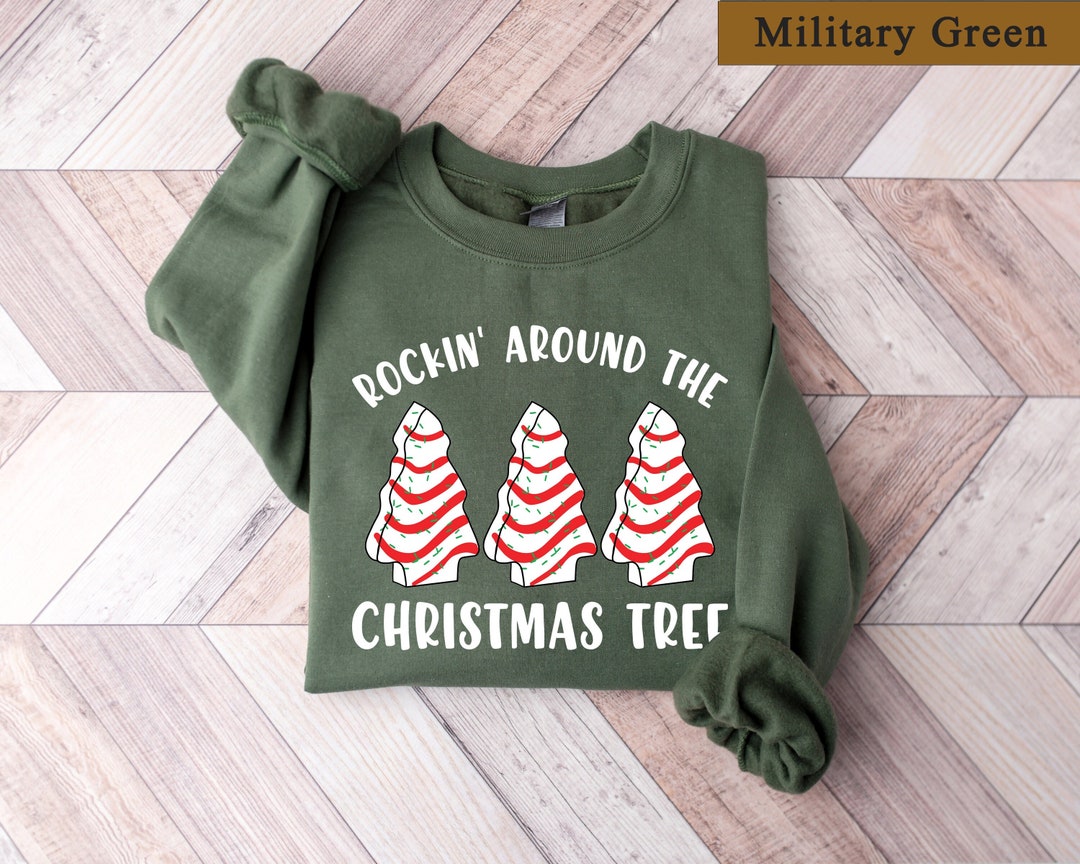 Christmas Tree Cake Shirt Rockin Around the Christmas Tree Etsy