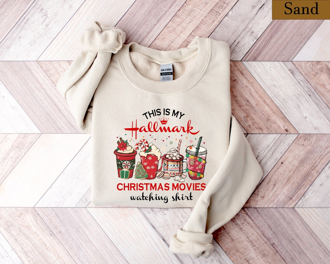 Hallmark Christmas Movie Shirt, Christmas Movie Sweatshirt, Holiday Sweaters for Women Retro