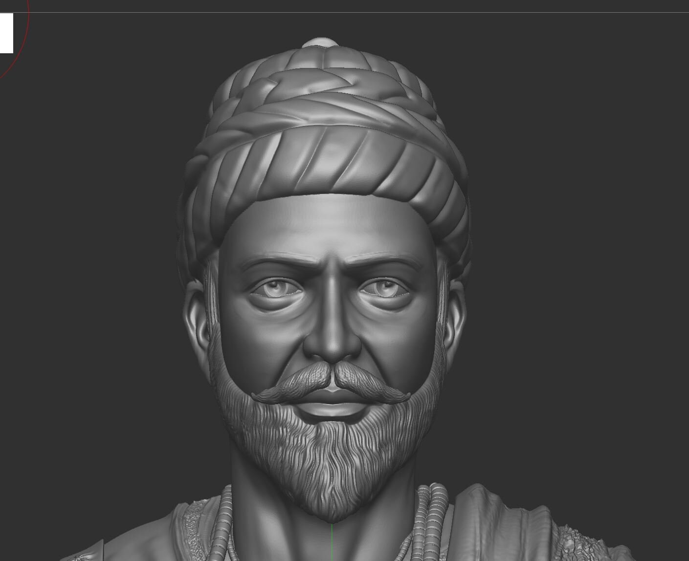 ArtStation - Chhatrapati Shivaji Maharaj 3d model sculpted by Prasad  Nambair, Prasad Nambiar | Great warrior, Gym art, Sculpture art