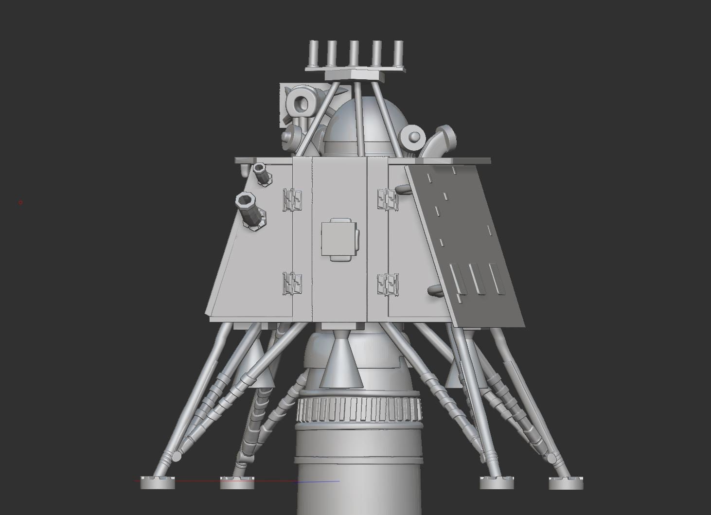 3d Model Rocket Miniature , 3d Rocket Downloadable File Stl Format, 3d ...