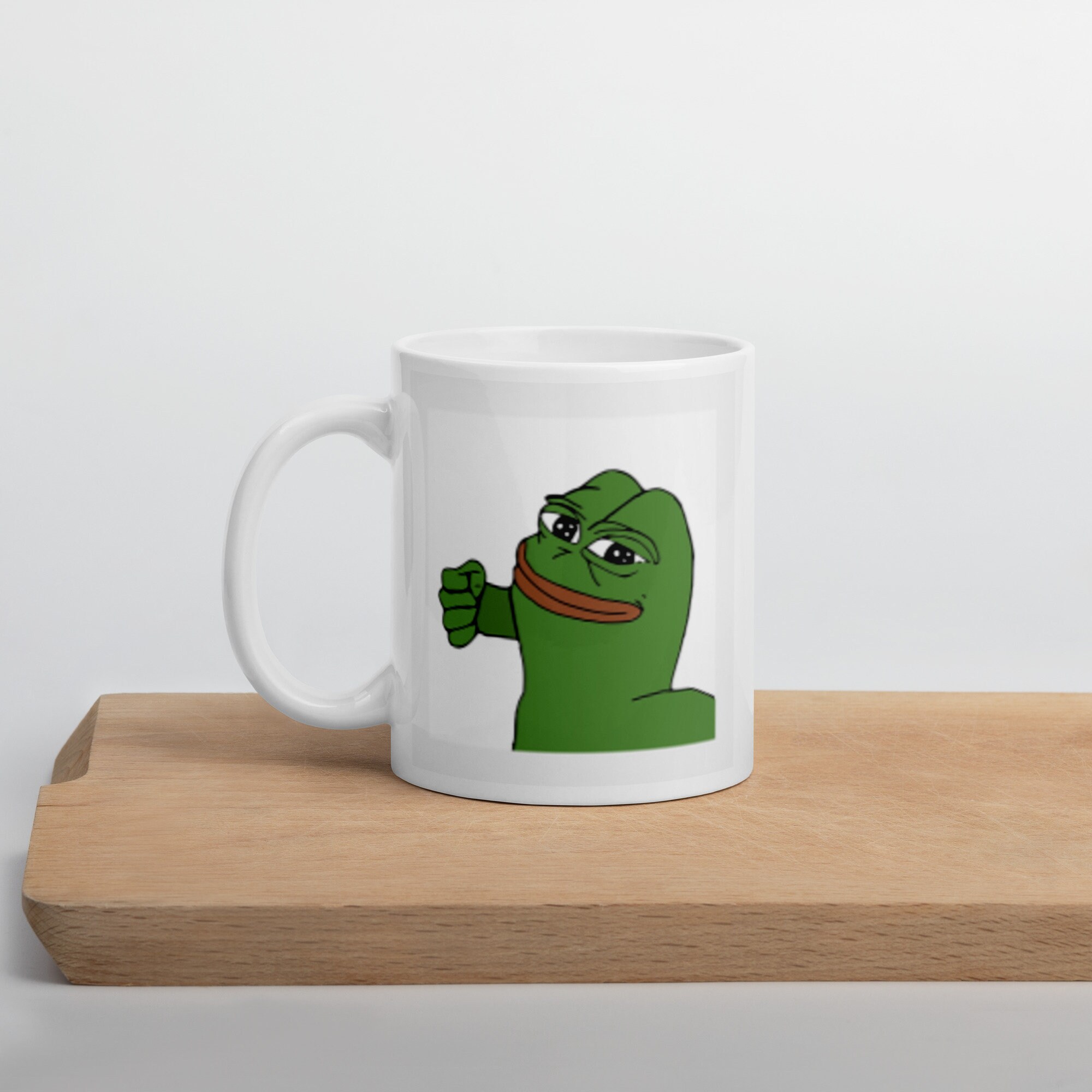 Pepega Mug Twitch BTTV Emote Mug Pepe the Frog Mug Feels