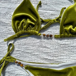 Velvet Tigers eye Bikini Set