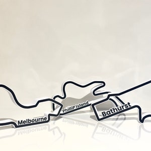 Australian Tracks | Bathurst, Phillip Island , Melbourne F1 | Free Standing | Road like Texture | Iconic Race Tracks!