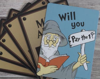 Whimsical Rhystic Trigger Reminder Token for MTG Illustrated by MRB Alters, Foil or Non-foil, Printed on premium quality cardstock