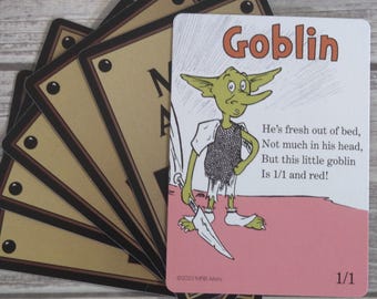Whimsical Goblin token cards for MTG Illustrated by MRB Alters, Foil or Non-foil, Printed on premium quality cardstock
