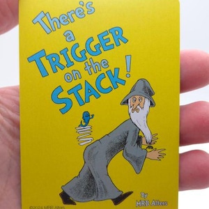 Whimsical Trigger reminder token cards for MTG Illustrated by MRB Alters, Foil or Non-foil, Printed on premium cardstock