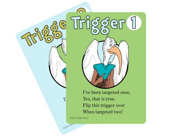 Double Sided Whimsical Nadu Trigger Reminder Token for MTG