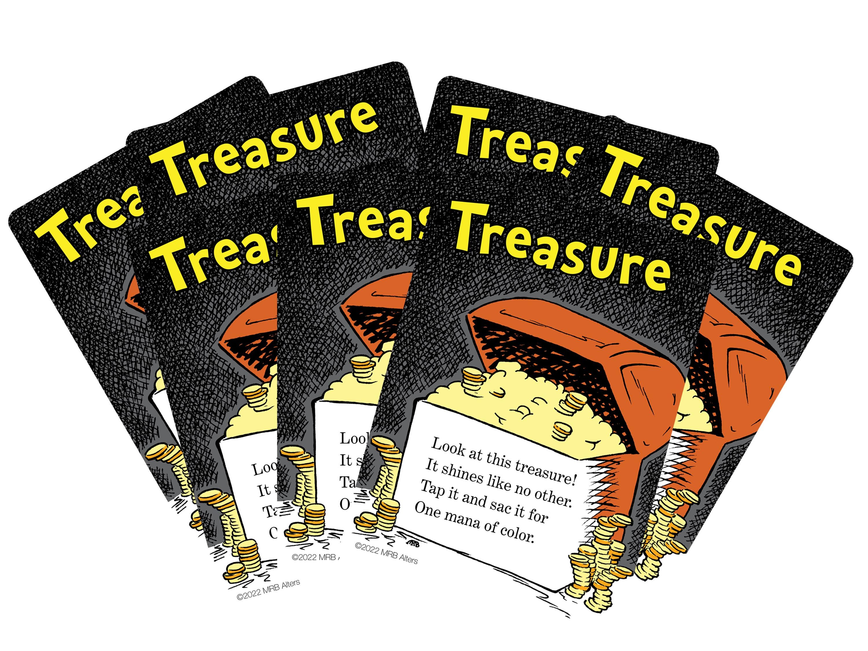 Whimsical Treasure Token Cards for MTG Illustrated by MRB Alters ...