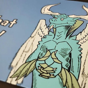 Whimsical Eugene MTG Playmat 24 by 14 inch Neoprene Stitched Edge Premium Playmat for Magic - Gifts and Accessories