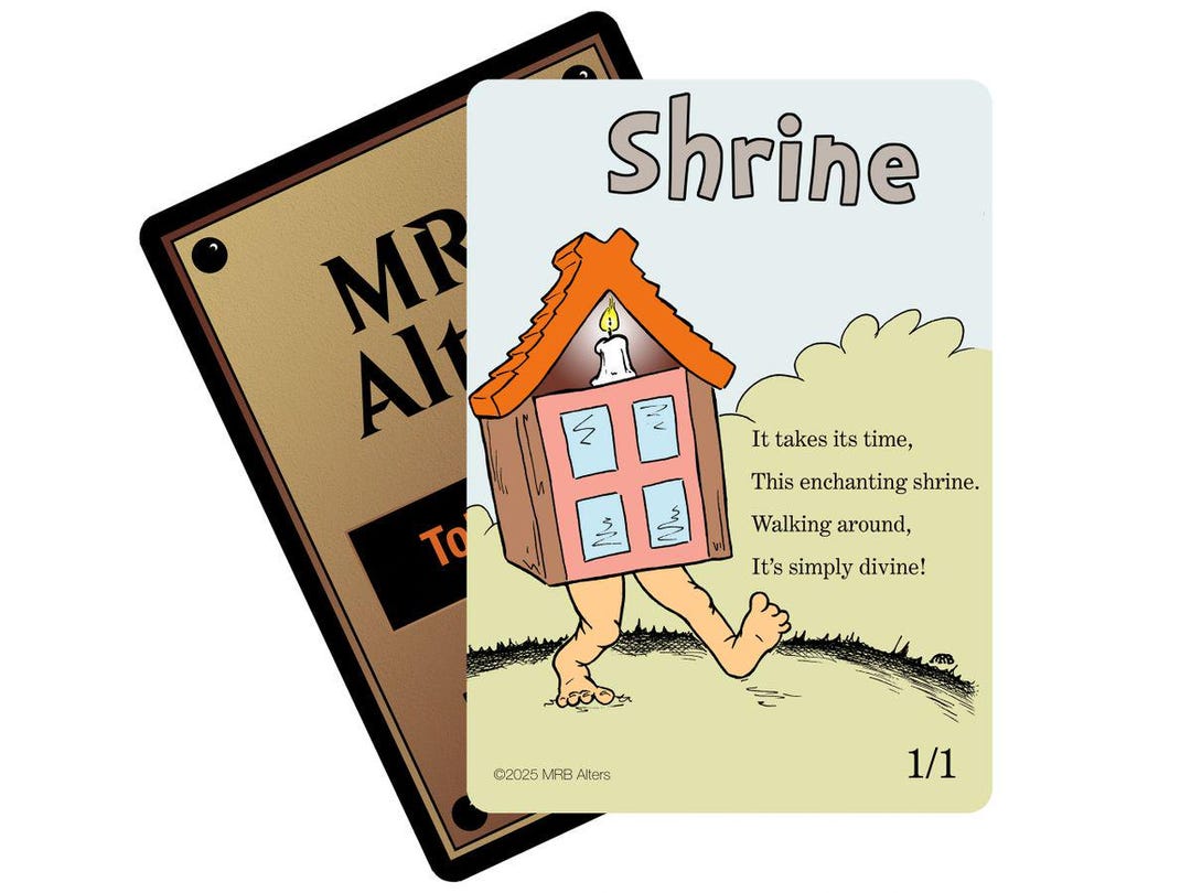 Whimsical Shrine Token Cards for MTG Illustrated by MRB Alters, Foil or ...