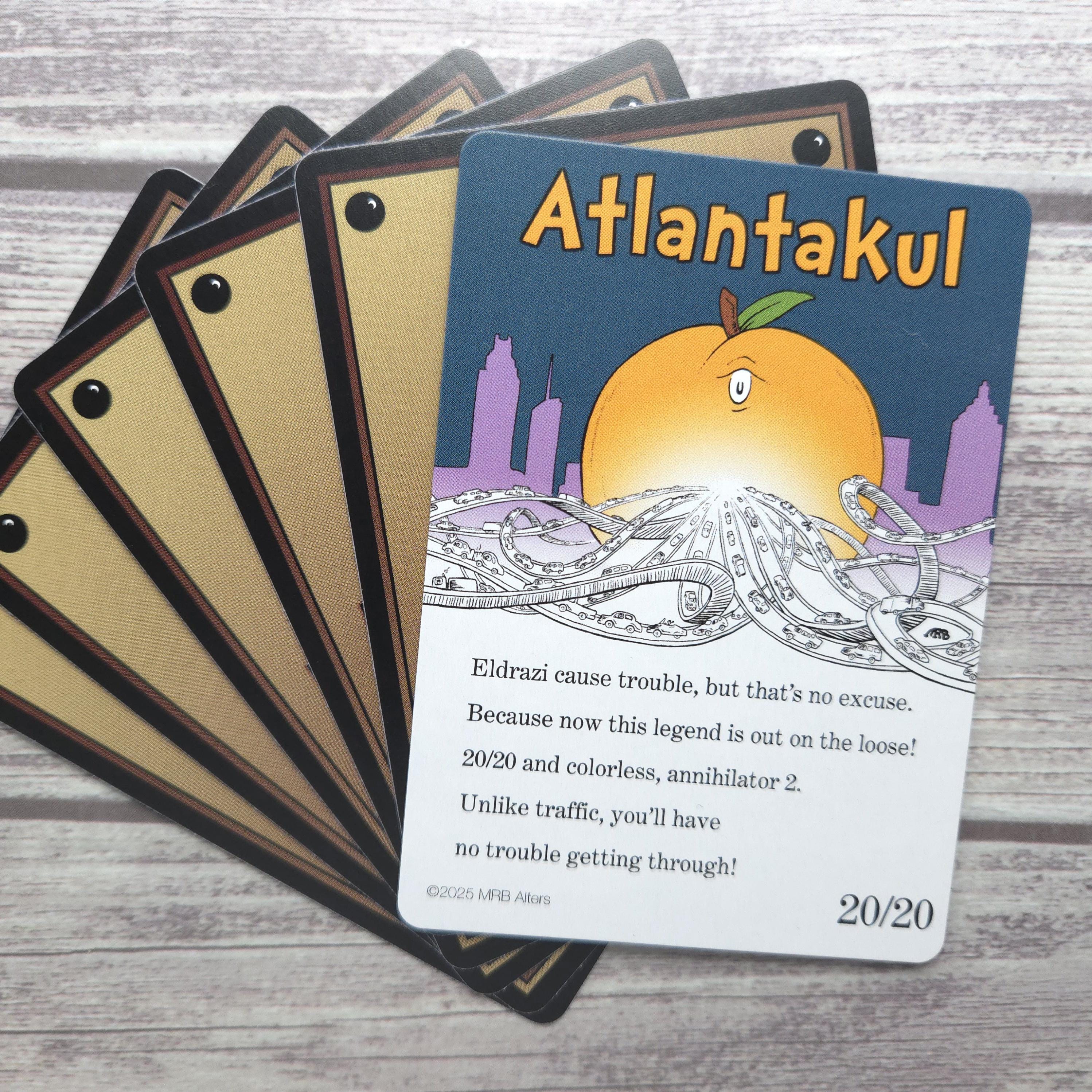 Whimsical Atlantakul Token for MTG Illustrated by MRB Alters, Foil
