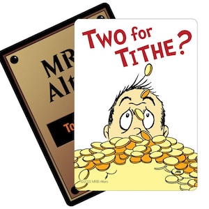 Segnalino promemoria per l'attivazione della decima stravagante per MTG illustrato da MRB Alters, foil o non foil, stampato su cartoncino di qualità premium