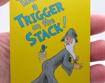 Whimsical Trigger reminder token cards for MTG Illustrated by MRB Alters, Foil or Non-foil, Printed on premium cardstock