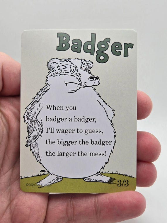 mtg badger cards Magic The Gathering - Bloomburrow Commander it gets +2/+2 until end of turn. Colossal Badger
