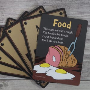Skurrile Essen Token Karten für MTG Illustriert von MRB Alters, Gedruckt auf hochwertigem Karton