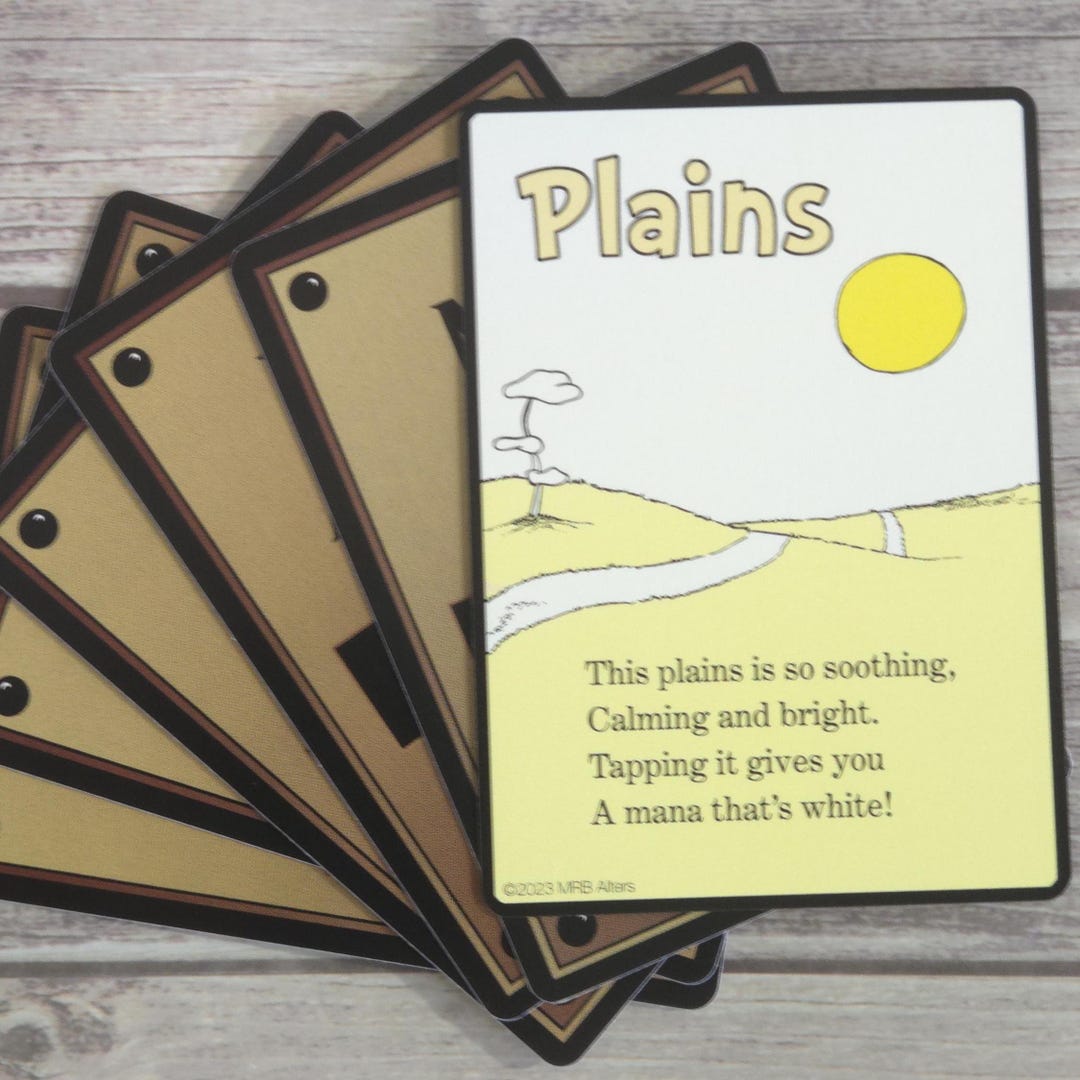 Whimsical Plains Token Cards for MTG Illustrated by MRB Alters, Foil or ...