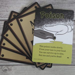 Skurrile Poison Counter Karten für MTG Illustriert von MRB Alters, Folie und Nicht-Folie, Gedruckt auf hochwertigem Karton