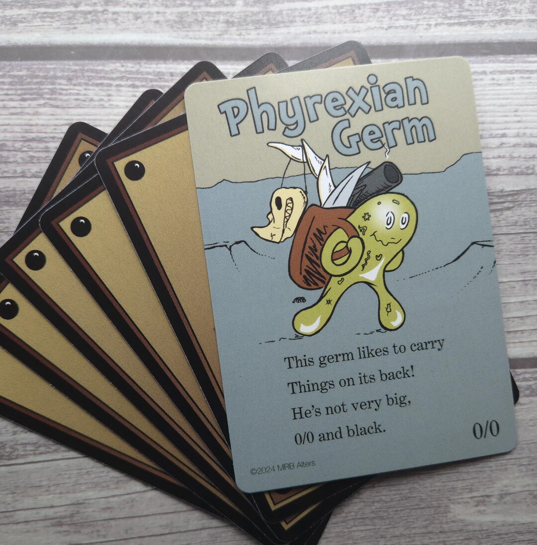 Whimsical Germ Token Cards for MTG Illustrated by MRB Alters, Foil and ...