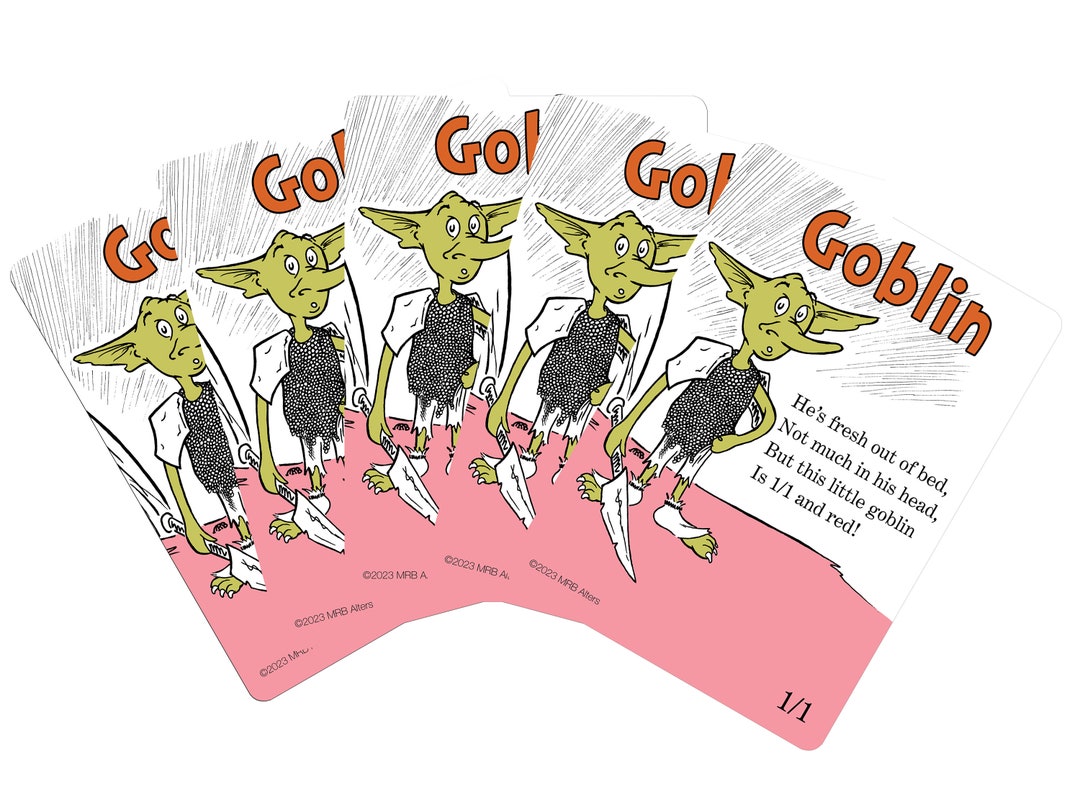 5 Whimsical Goblin Token Cards for MTG - Etsy