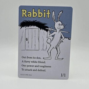 Whimsical Rabbit-tokenkaarten voor MTG, geïllustreerd door MRB Alters, gedrukt op premium karton afbeelding 5