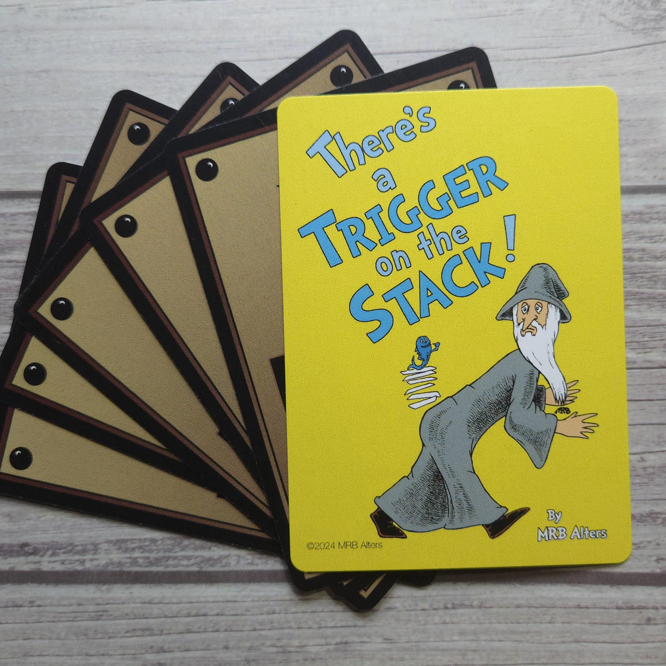 mtg 稀少 トモハッピーサイン 山3枚セット Whimsical Trigger Reminder Token Cards for MTG Illustrated by MRB