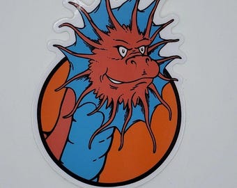 Whimsical Niv Vinyl sticker for deck boxes, card binders, and water bottles. High quality premium vinyl!
