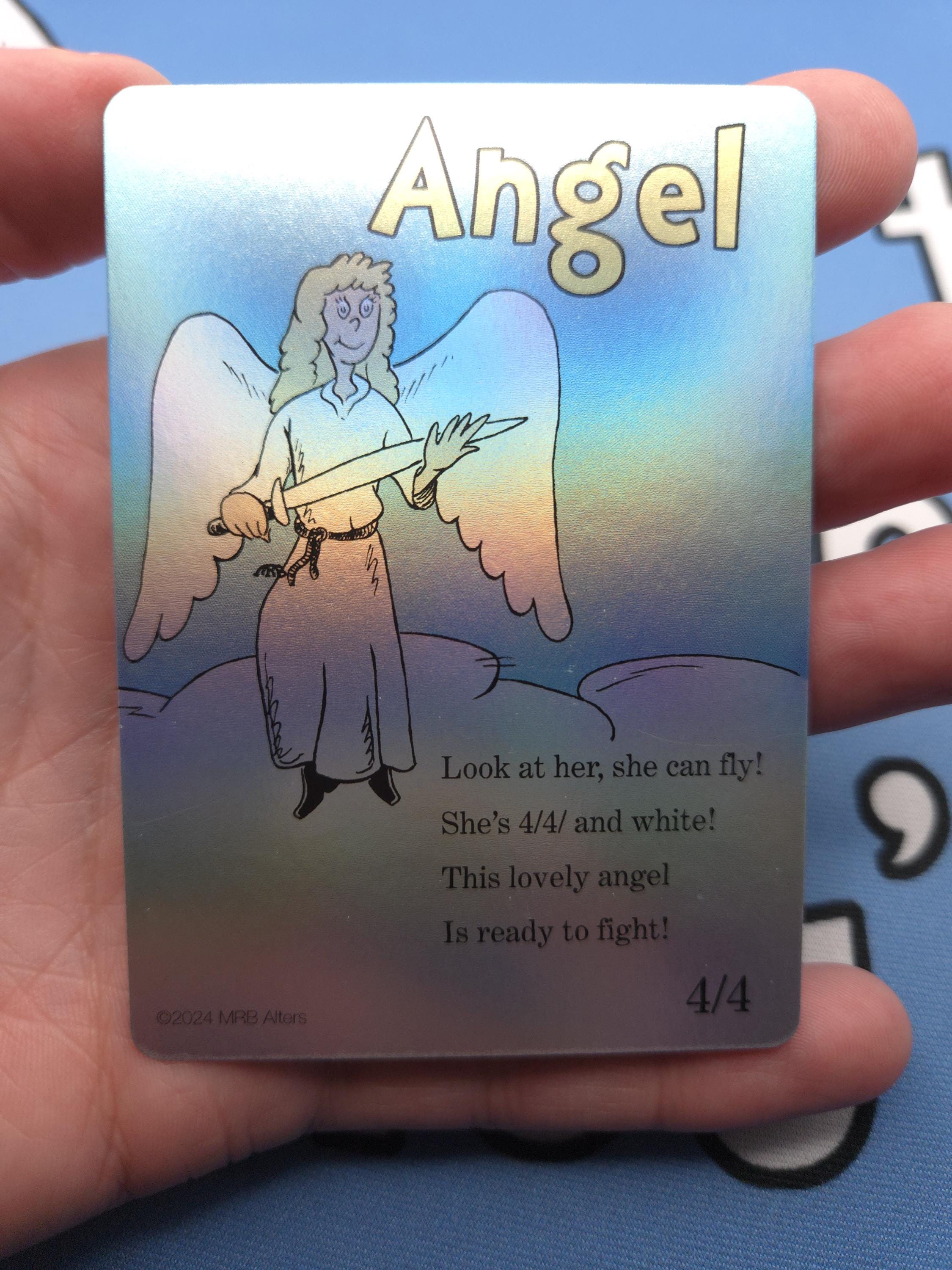 Whimsical Angel Token Cards for MTG Illustrated by MRB Alters, Foil or ...