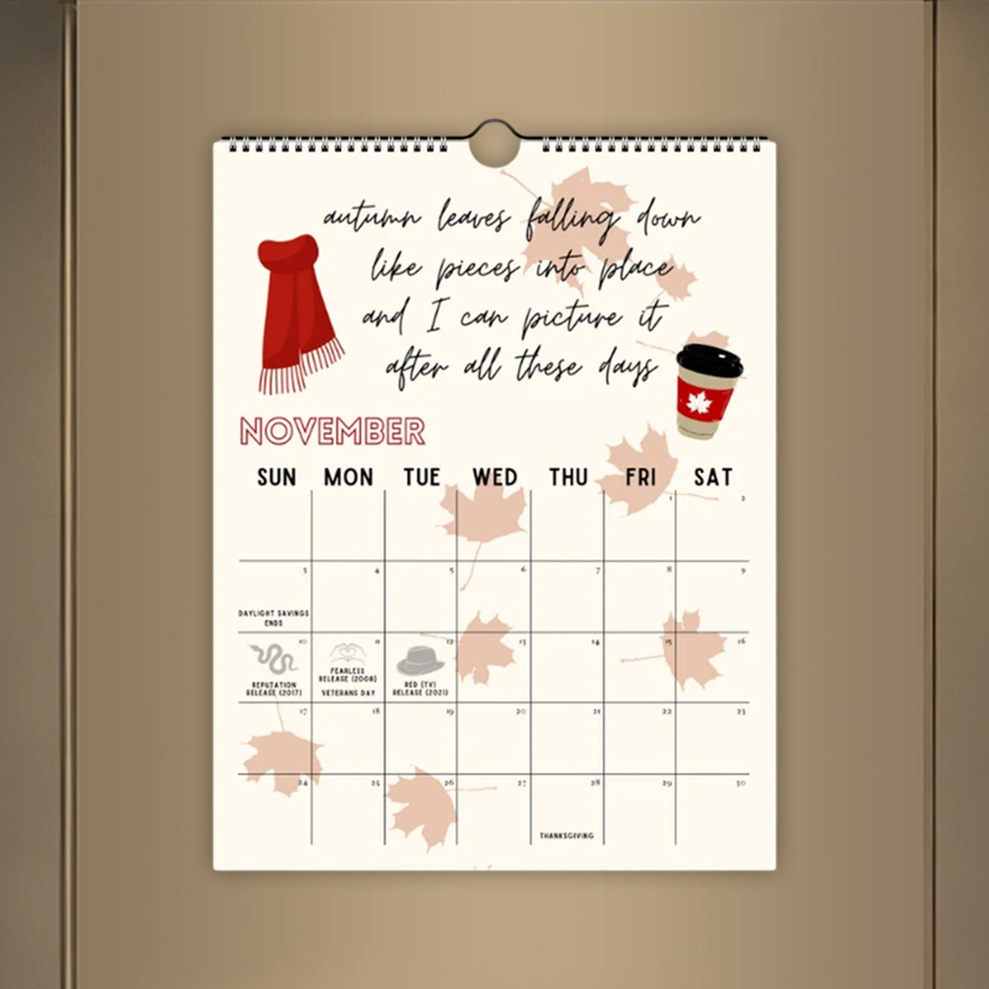 2024 Taylor Swift Roaring Twenties Calendar Swiftie Eras Tour Gift for