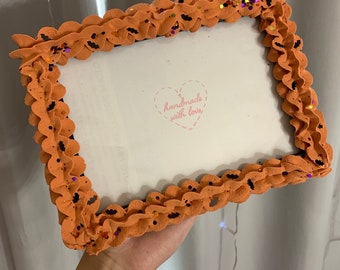 Fake Cake Photo Frame Halloween Theme 4x6 / 5x7 / 8x10