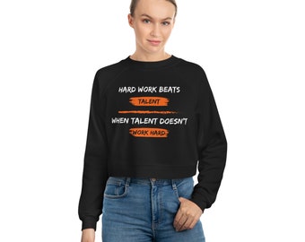 Sweatshirt, Talent Cropped Sweatshirt