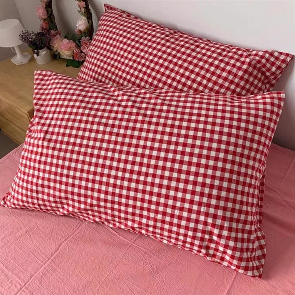 Gingham Pillowcase Etsy