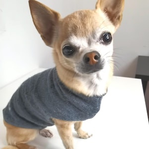 Einfach anzuziehender Pullover für kleine Hunde – Warmer Strickpullover für Chihuahua – Hundekleidung für kleine Hunde
