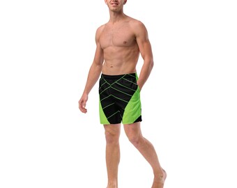 Men's swim trunks  Quick-drying Breathable Multiple pockets Silky inner liner Water-repellent Elastic waistband Mesh pockets UPF 50+