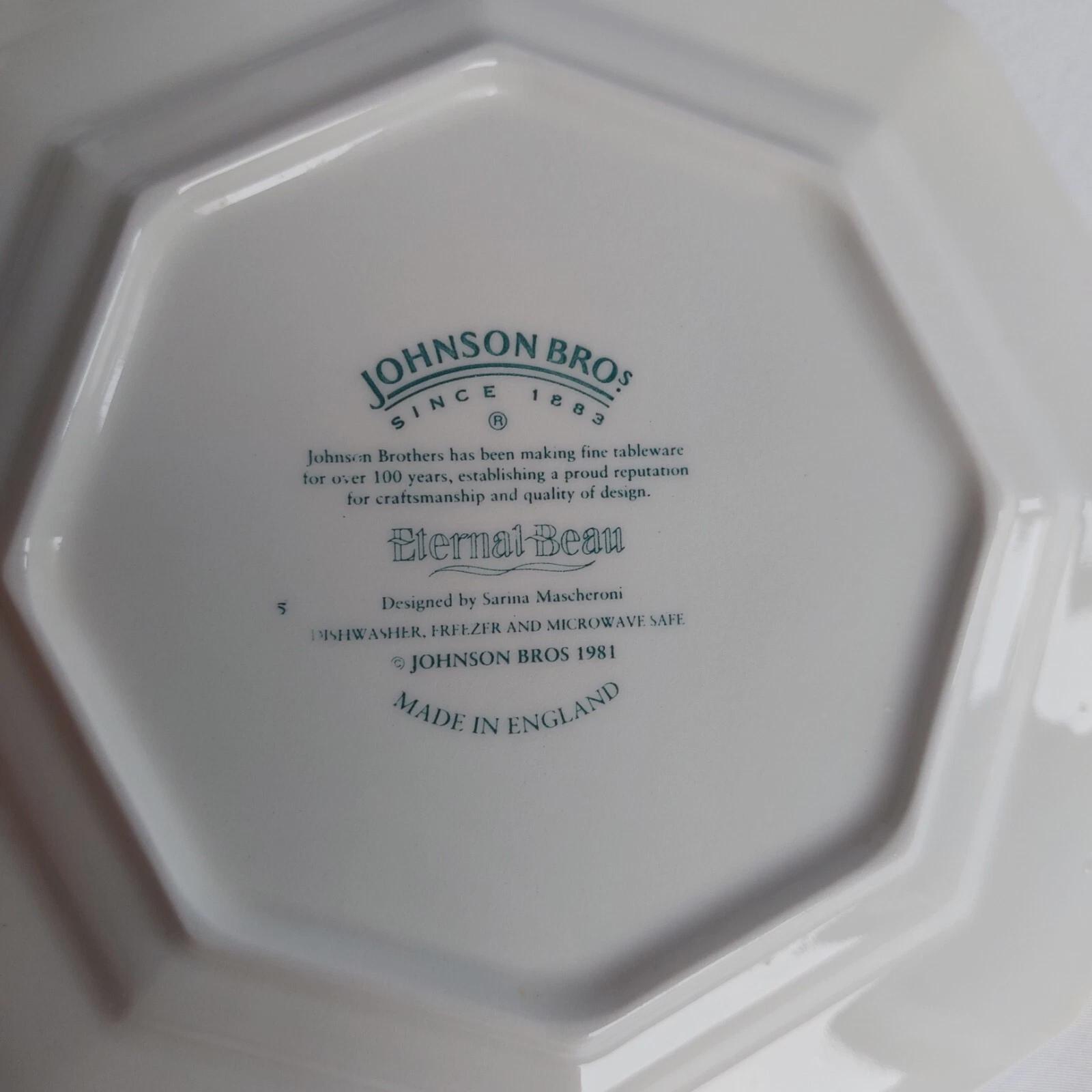 Vintage Johnson Brothers Eternal Beau 1980s Crockery Set China