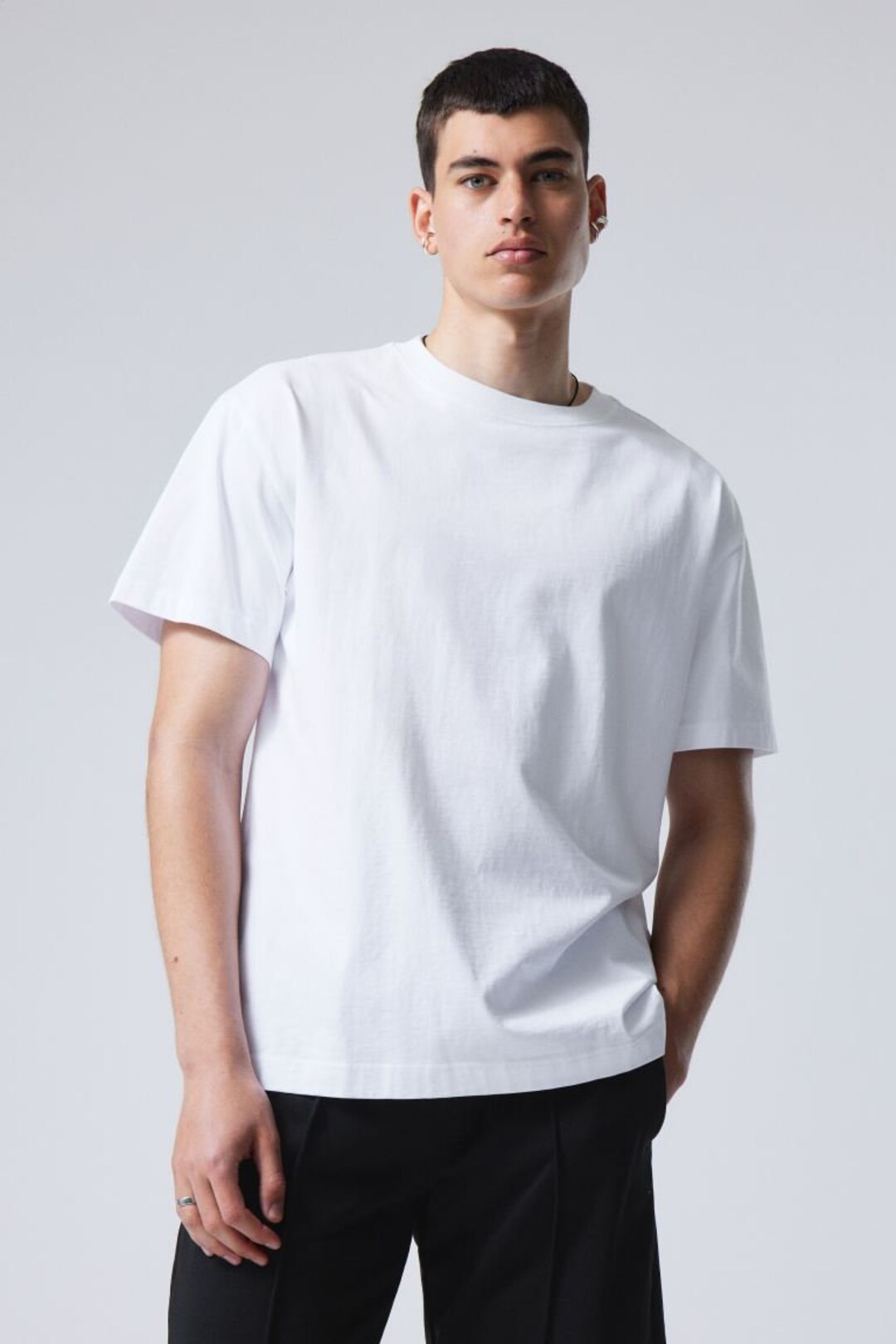 Urban Oversized Trapeze Shirt, White main image 0