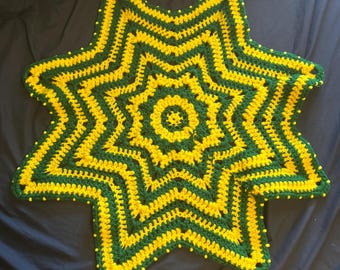 Estrela de crochê Flow de segunda linha. Veja a descrição para mais detalhes.