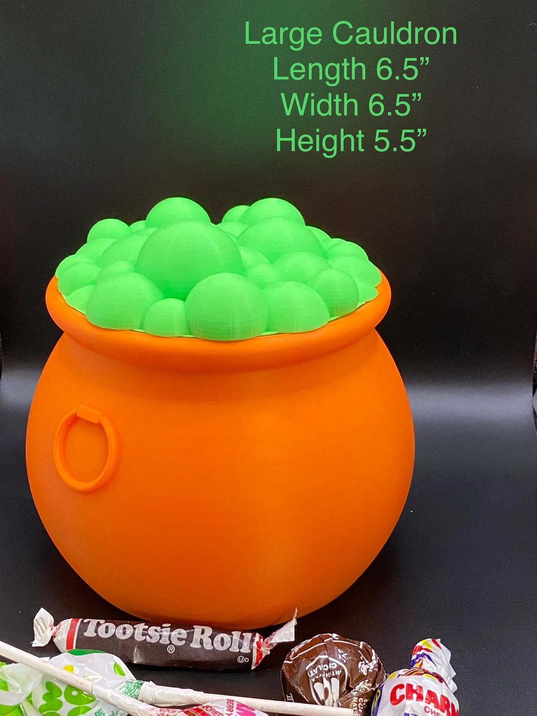 Cauldron Candy Holder Halloween Bubble Top Halloween Cauldron Gift