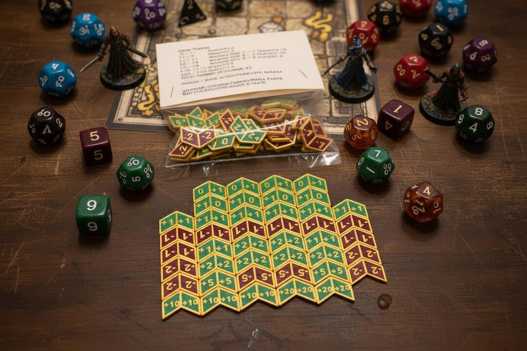 3D Printed MTG Double-sided Power/toughness Game Tokens - Etsy