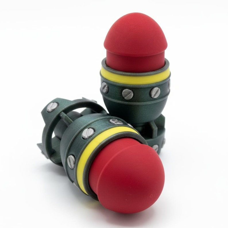 Small Nuke Controller Mini Nuke Fidget Clicker | 3D Printed Tiny Atomic Bomb Button - Etsy