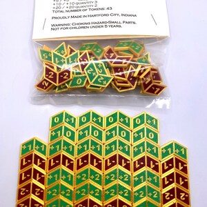 Game Tokens Designed for Magic the Gathering to Count Power/toughness ...