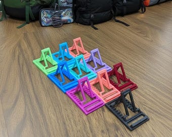 Cell Phone Stand: Collapsible Travel Desk Accessory Ultra Slim Holder