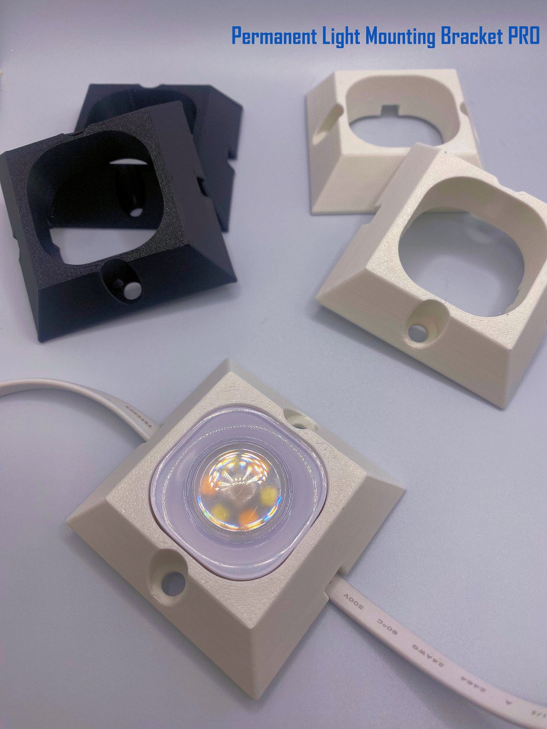 3D Printed Mounting Bracket for Govee PRO Permanent Outdoor Lights Etsy