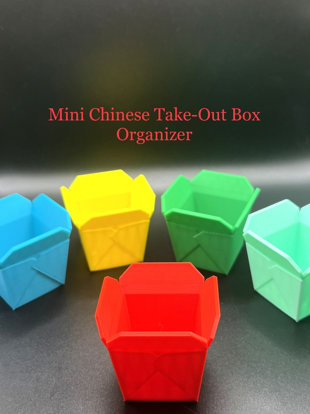 Mini Chinese Takeout Box, Perfect for an Organizer and Small Stuff