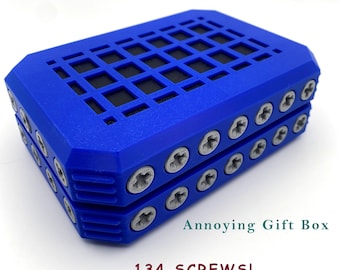 Annoying Gift Box | 3D Printed Puzzle Prank Gift Box 134 Screws
